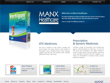 Tablet Screenshot of manxhealthcare.com